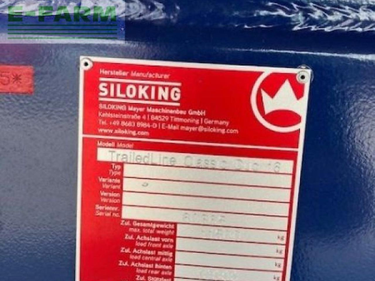 Maquinaria ganadera Siloking trailedline classic duo 16: foto 9