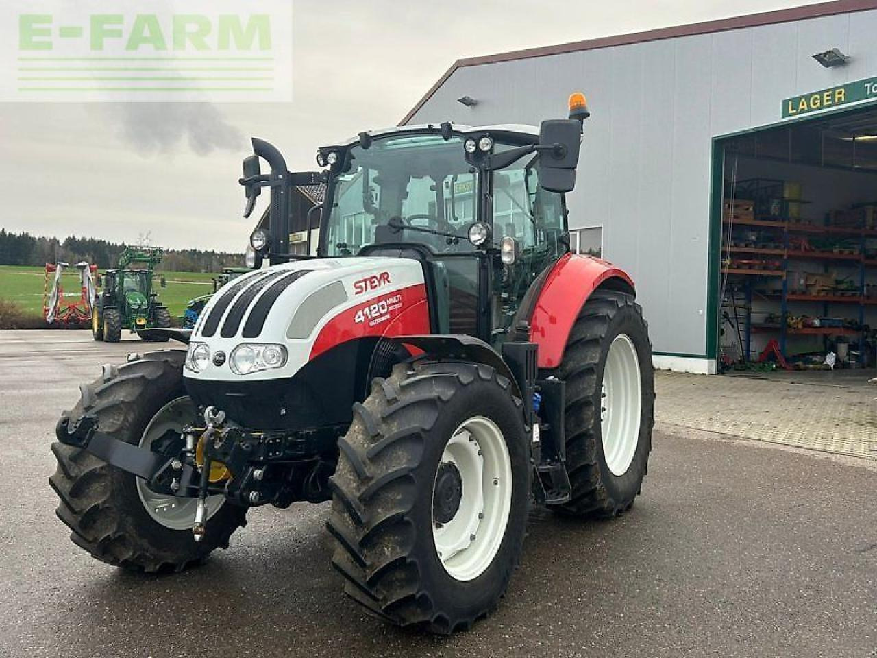 Steyr 4120 multi - Tractor: foto 1 Steyr 4120 multi - Tractor: foto 1