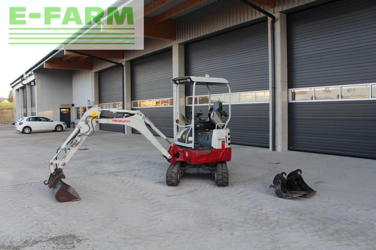 Takeuchi takeuchi tb 217 r minibagger - bagger - Miniexcavadora: foto 2 Takeuchi takeuchi tb 217 r minibagger - bagger - Miniexcavadora: foto 2