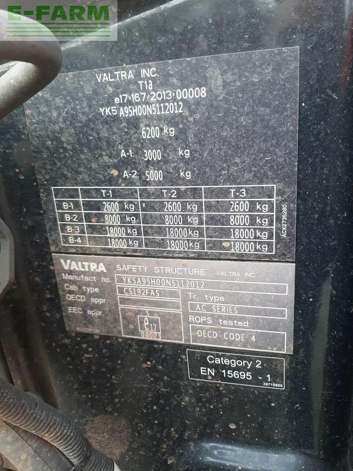 Valtra a 95 - Tractor: foto 4 Valtra a 95 - Tractor: foto 4