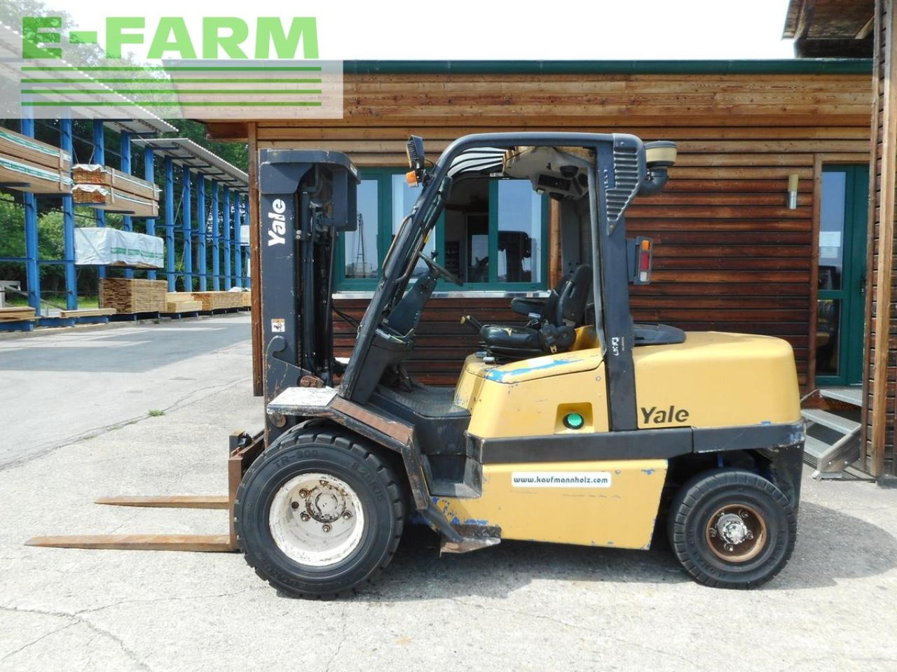 Yale gdp45mj ( triplex 4,3m + ss + zwillingsreifen ) - Carretilla elevadora: foto 1 Yale gdp45mj ( triplex 4,3m + ss + zwillingsreifen ) - Carretilla elevadora: foto 1