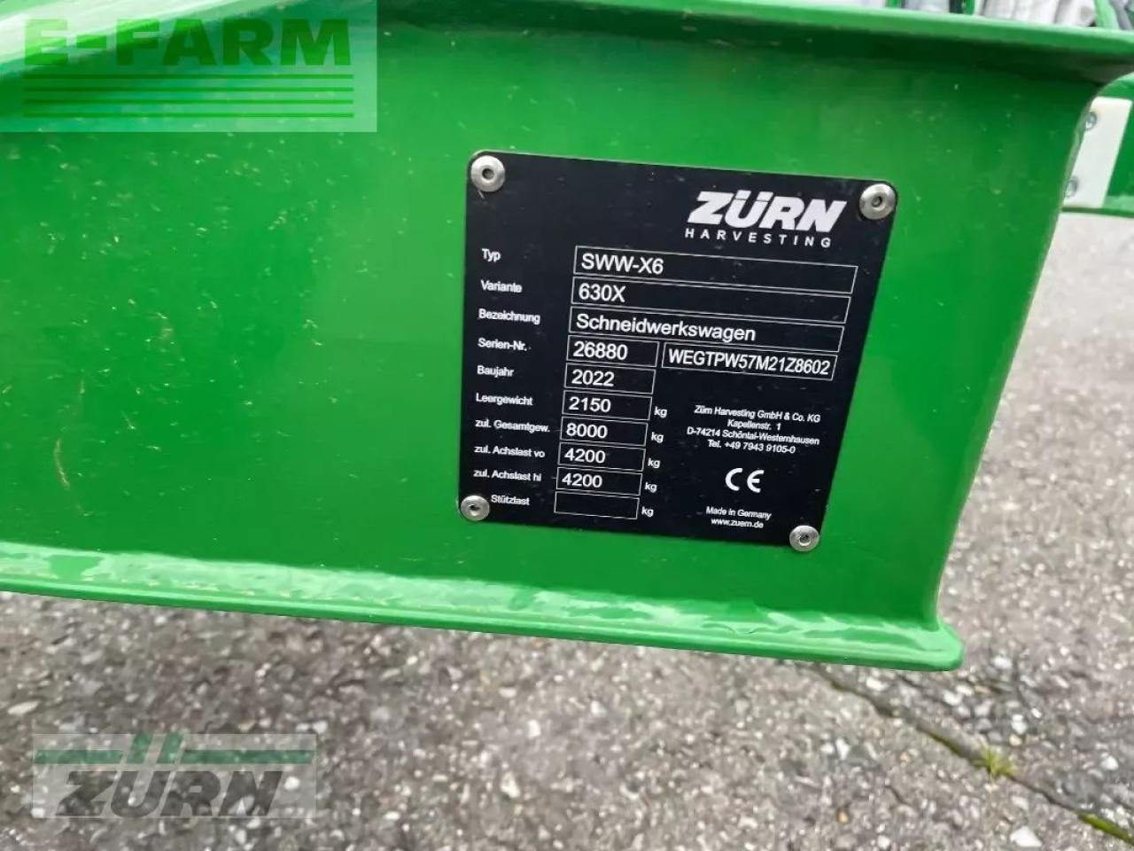 Zürn sww-x6 630x - Accesorios para cosechadoras de forraje: foto 5 Zürn sww-x6 630x - Accesorios para cosechadoras de forraje: foto 5