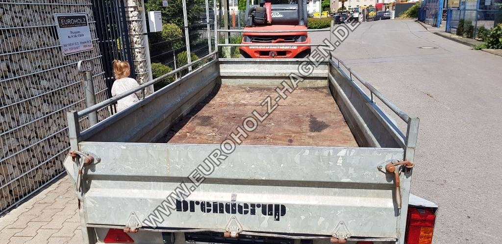 Remolque plataforma/ Caja abierta Brenderup Tandem Anhänger mit 2-Achsen: foto 17