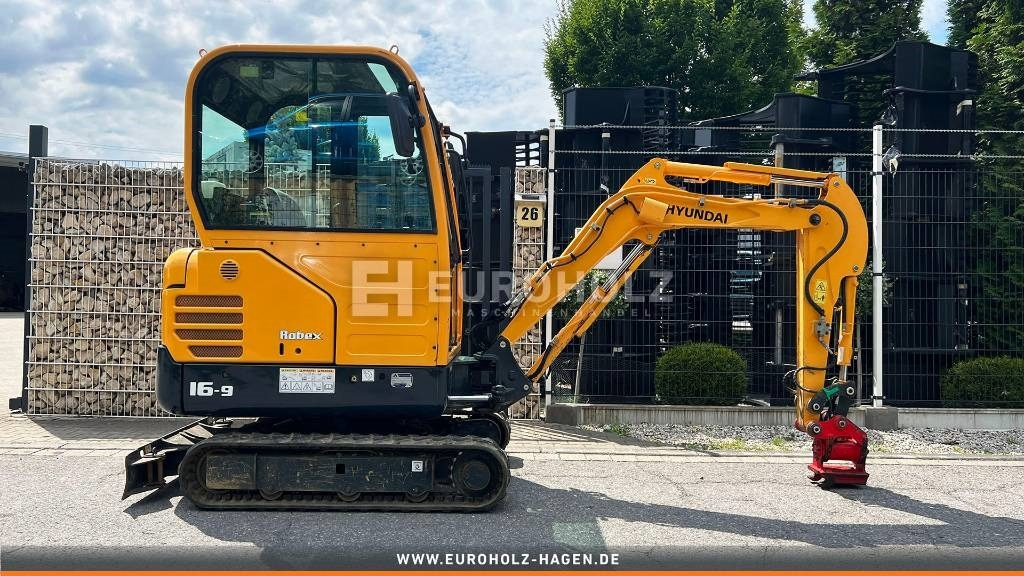 Miniexcavadora Hyundai Minibagger Robex 16.9, Powertilt, Schnellw. MS 01: foto 18