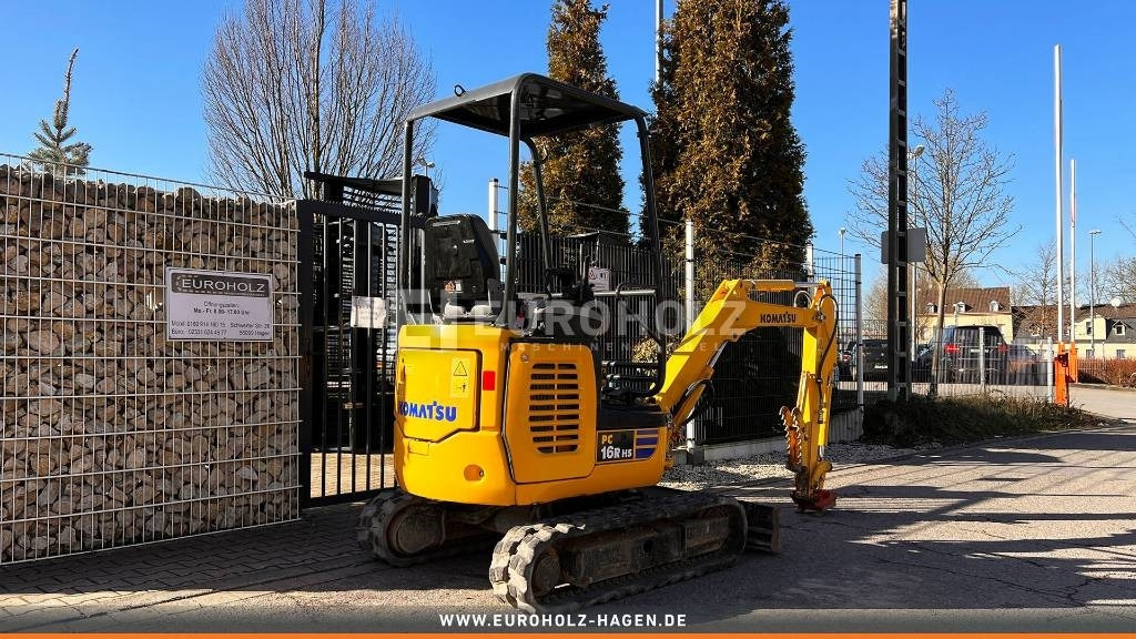 Komatsu Minibagger PC 16 R-3HS, Schnellwechsler MS01 - Miniexcavadora: foto 4 Komatsu Minibagger PC 16 R-3HS, Schnellwechsler MS01 - Miniexcavadora: foto 4