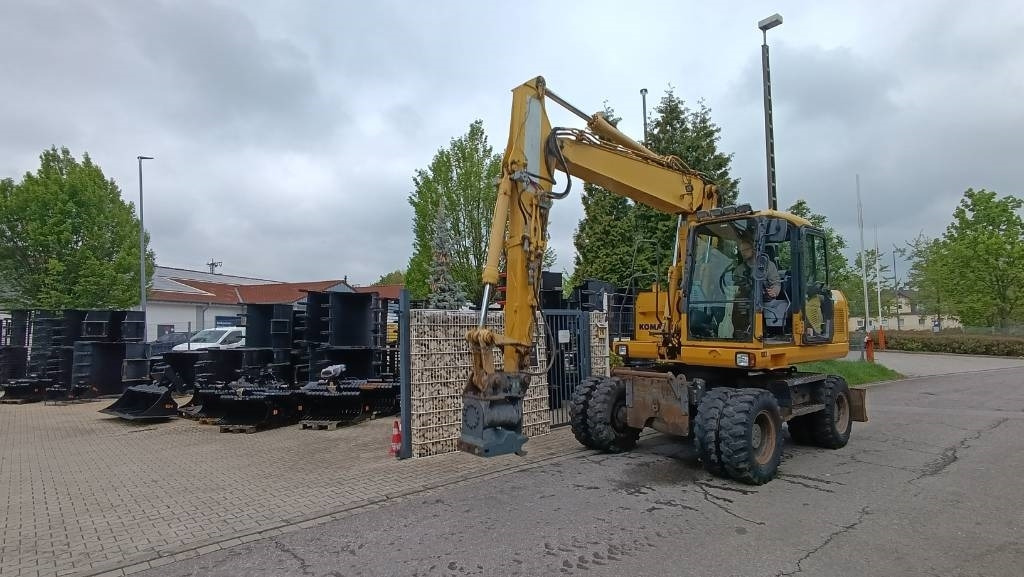 Komatsu PW 140 Mobilbagger Powertilt Schnellwechsler MS 10 - Excavadora de ruedas: foto 4 Komatsu PW 140 Mobilbagger Powertilt Schnellwechsler MS 10 - Excavadora de ruedas: foto 4
