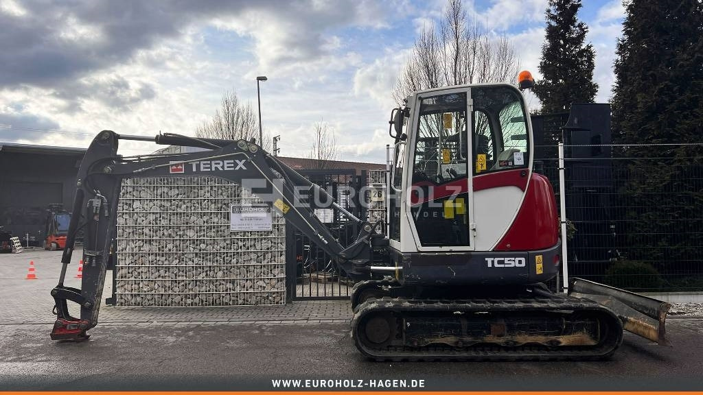 Terex Minibagger TC 50, Schnellwechsler MS03, Knickmatik - Miniexcavadora: foto 2 Terex Minibagger TC 50, Schnellwechsler MS03, Knickmatik - Miniexcavadora: foto 2