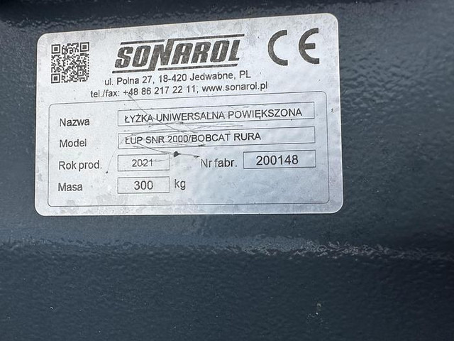 Big Schwergutschaufel 200 cm mit Bobcat Teleskoplader Aufnahme - Implemento: foto 4 Big Schwergutschaufel 200 cm mit Bobcat Teleskoplader Aufnahme - Implemento: foto 4