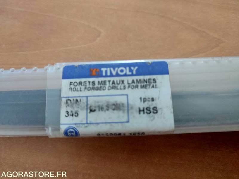 2 forets Ø 16.5 CM² HSS DIN 345 métaux laminés - Herramienta/ Equipo: foto 1 2 forets Ø 16.5 CM² HSS DIN 345 métaux laminés - Herramienta/ Equipo: foto 1