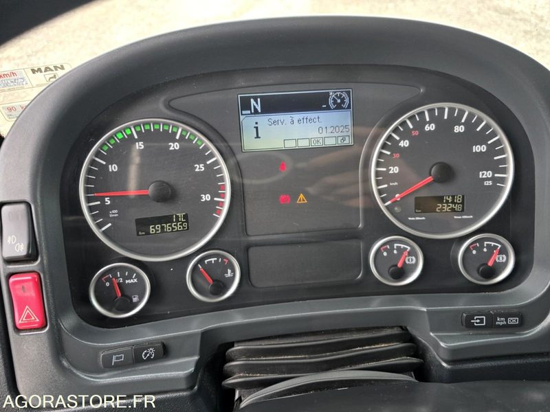 Camión MAN TGL 12.250 - 2012 - 697000km - Camion Ridelles Coulissantes: foto 13