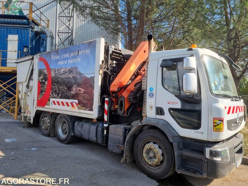 PORTEUR RENAULT 26t BOM GRUE de 2010 - 348000 km (r30074) - Camión: foto 1 PORTEUR RENAULT 26t BOM GRUE de 2010 - 348000 km (r30074) - Camión: foto 1