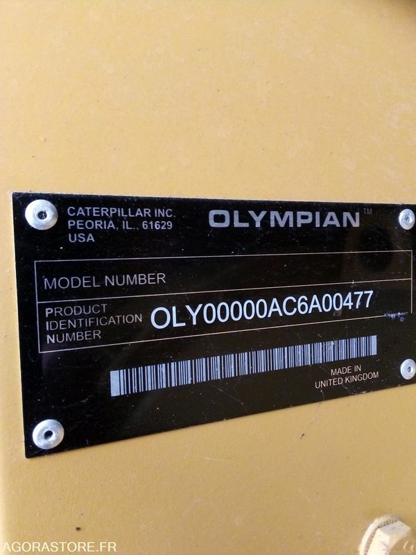 Generador industriale GROUPE ELECTROGENE Caterpillar Olympian 550.2: foto 12