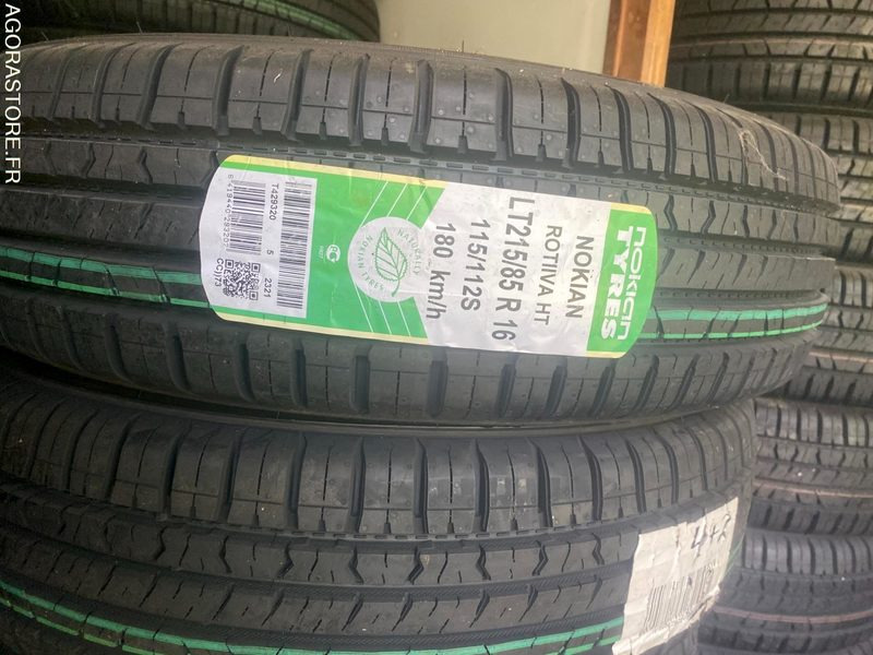 LOT DE 20 PNEUS ETE NOKIAN ROTIIVA HT LT 215/85R16 115/112S DOT 2019 (T429320) - Neumático: foto 2 LOT DE 20 PNEUS ETE NOKIAN ROTIIVA HT LT 215/85R16 115/112S DOT 2019 (T429320) - Neumático: foto 2