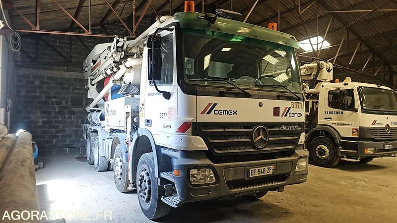 MALAXEUR POMPE A BETON MERCEDES ACTROS - 2006 / 351 902 KM -EXCLUSIVEMENT EXPORT - Camión hormigonera con bomba: foto 2 MALAXEUR POMPE A BETON MERCEDES ACTROS - 2006 / 351 902 KM -EXCLUSIVEMENT EXPORT - Camión hormigonera con bomba: foto 2