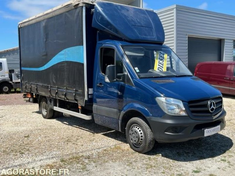 MERCEDES SPRINTER 516 CDI CAISSE DÉMÉNAGEMENT BACHÉ+ HAYON - 2018 - 202 600km - Furgón: foto 1 MERCEDES SPRINTER 516 CDI CAISSE DÉMÉNAGEMENT BACHÉ+ HAYON - 2018 - 202 600km - Furgón: foto 1