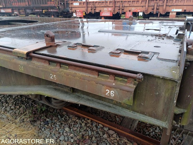 Wagon plat intermodal type Sggnss – modèle 6432B0-4, 72 pieds - 2004 (ref 1462) - Otros maquinaria: foto 4 Wagon plat intermodal type Sggnss – modèle 6432B0-4, 72 pieds - 2004 (ref 1462) - Otros maquinaria: foto 4