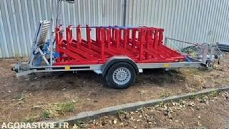 Remorque 1 essieu PTAC 1500 - chassis porte véhicule de 2024 - Remolque: foto 3 Remorque 1 essieu PTAC 1500 - chassis porte véhicule de 2024 - Remolque: foto 3