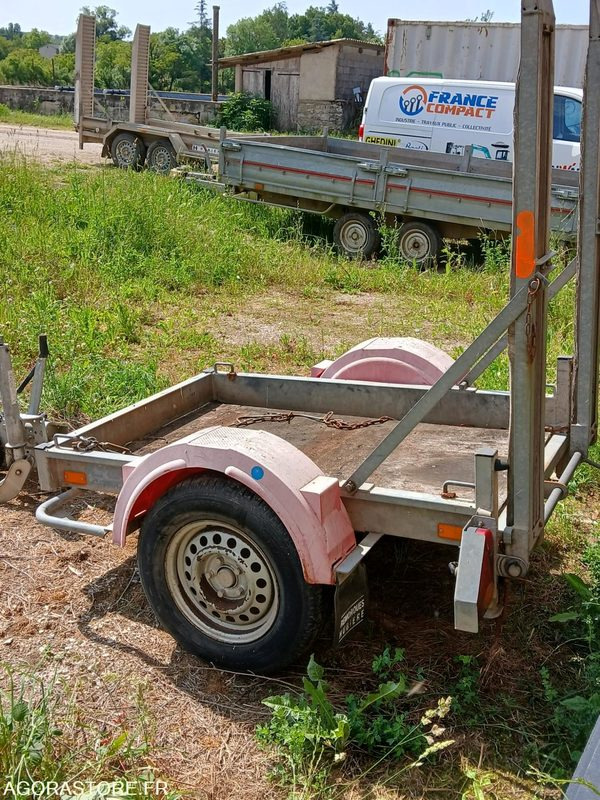 Remorque PORTE ROULEAU HUBIERE - Remolque plataforma/ Caja abierta: foto 3 Remorque PORTE ROULEAU HUBIERE - Remolque plataforma/ Caja abierta: foto 3