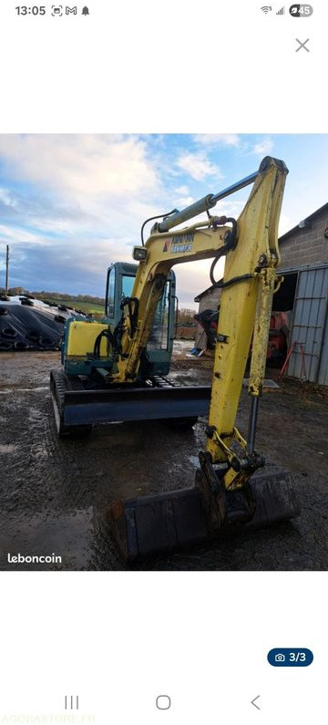 Yanmar b50 PELLE 5T5 - Excavadora: foto 3 Yanmar b50 PELLE 5T5 - Excavadora: foto 3