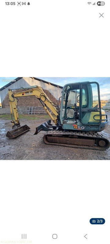 Yanmar b50 PELLE 5T5 - Excavadora: foto 2 Yanmar b50 PELLE 5T5 - Excavadora: foto 2