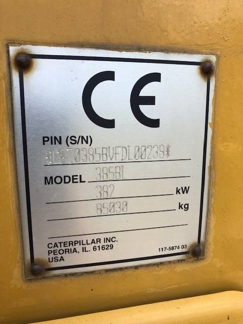 Excavadora de cadenas CAT 385 B: foto 14 Excavadora de cadenas CAT 385 B: foto 14