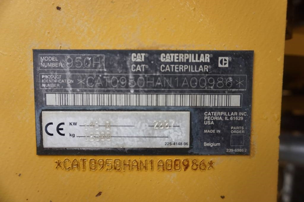 Cargadora de ruedas CAT 950 H: foto 11