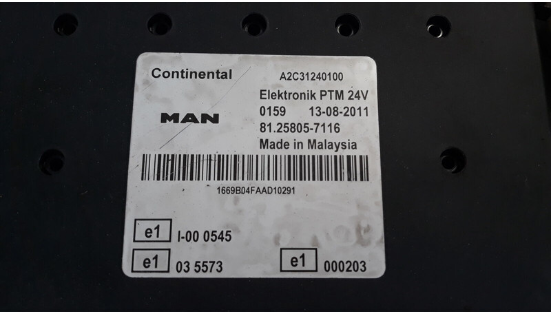 MAN D2676 EURO 5 ECU set - Unidad de control para Camión: foto 4 MAN D2676 EURO 5 ECU set - Unidad de control para Camión: foto 4
