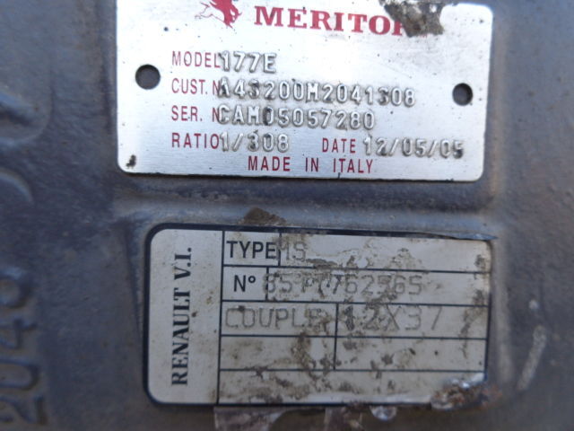 Renault Meritor 177E , MS17X, RSS1344C ! All ratios 2.85 ; 2.64 ; 3.08 ; - Diferencial para Camión: foto 4 Renault Meritor 177E , MS17X, RSS1344C ! All ratios 2.85 ; 2.64 ; 3.08 ; - Diferencial para Camión: foto 4