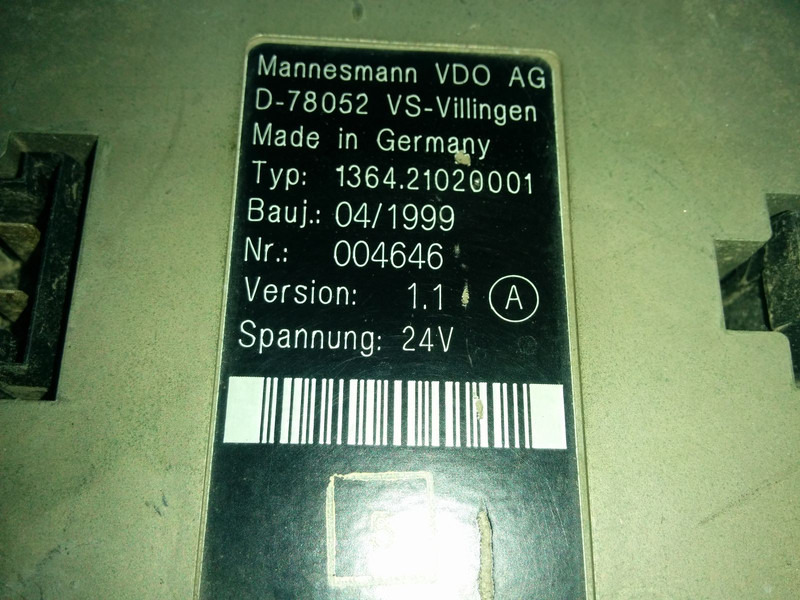 Neoplan MUX2-B - Unidad de control: foto 2 Neoplan MUX2-B - Unidad de control: foto 2