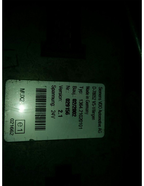 Neoplan MUX2-B - Unidad de control: foto 4 Neoplan MUX2-B - Unidad de control: foto 4