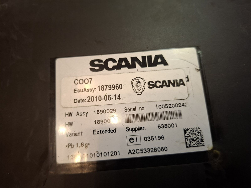 Scania C007. C006 - Unidad de control: foto 2 Scania C007. C006 - Unidad de control: foto 2