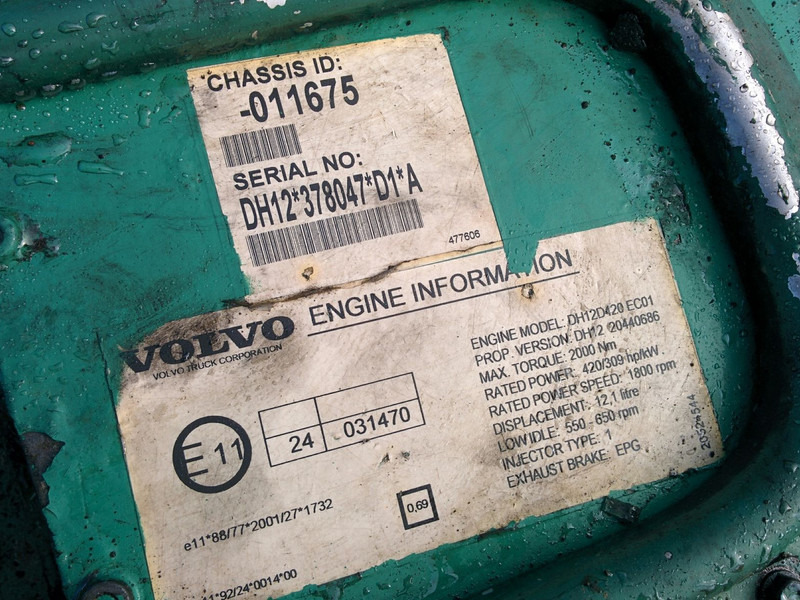 Volvo B12m - Unidad de control: foto 1 Volvo B12m - Unidad de control: foto 1