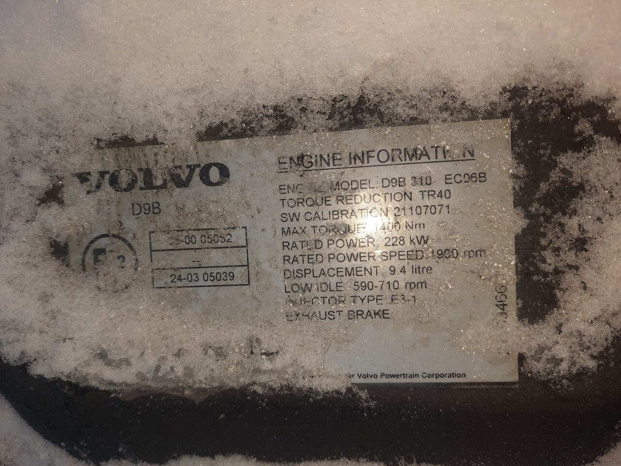 Volvo D9B380/ D9B-360 .G9A-300 D9B310. D9A.-340 Volvo B9m - Motor para Autobús: foto 1 Volvo D9B380/ D9B-360 .G9A-300 D9B310. D9A.-340 Volvo B9m - Motor para Autobús: foto 1