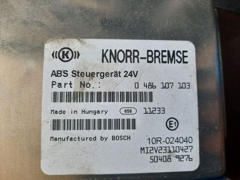 Volvo KNOR-BREMSE EBS 0486106063, 0486106028.\\\\ 0486106050 .\\ 063\\ - Unidad de control: foto 5 Volvo KNOR-BREMSE EBS 0486106063, 0486106028.\\\\ 0486106050 .\\ 063\\ - Unidad de control: foto 5