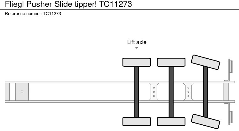 Fliegl Pusher Schuifkipper! - Semirremolque volquete: foto 4 Fliegl Pusher Schuifkipper! - Semirremolque volquete: foto 4