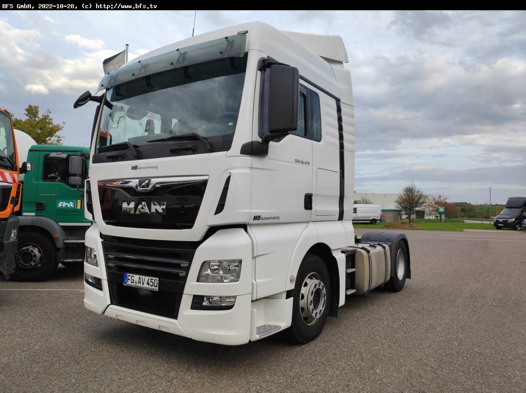 MAN TGX 18.470 4x2 BLS Sattelzugamschine Standard - Cabeza tractora: foto 1 MAN TGX 18.470 4x2 BLS Sattelzugamschine Standard - Cabeza tractora: foto 1