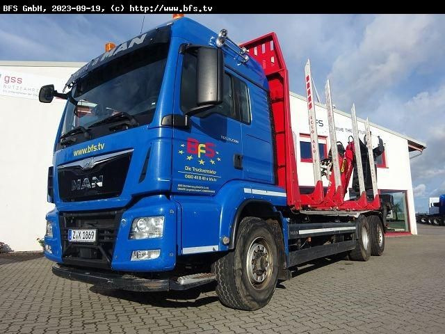 MAN TGS 26.500 6x4H-4BL Kurzholz - Camión forestal: foto 1 MAN TGS 26.500 6x4H-4BL Kurzholz - Camión forestal: foto 1
