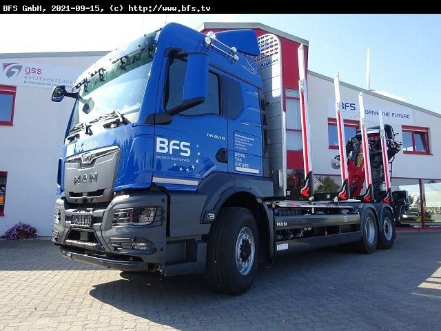MAN TGS (TG3) 26.510 6x4H-4 BL CH Kurzholz Bio Öl - Camión forestal: foto 1 MAN TGS (TG3) 26.510 6x4H-4 BL CH Kurzholz Bio Öl - Camión forestal: foto 1
