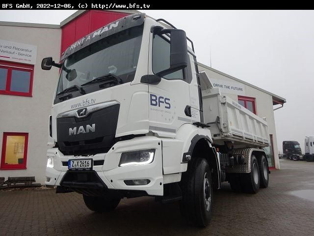 MAN TGS (TG3) 33.470 6x6 H BL 6x6H, Anh.-kipphydraul - Camión volquete: foto 1 MAN TGS (TG3) 33.470 6x6 H BL 6x6H, Anh.-kipphydraul - Camión volquete: foto 1