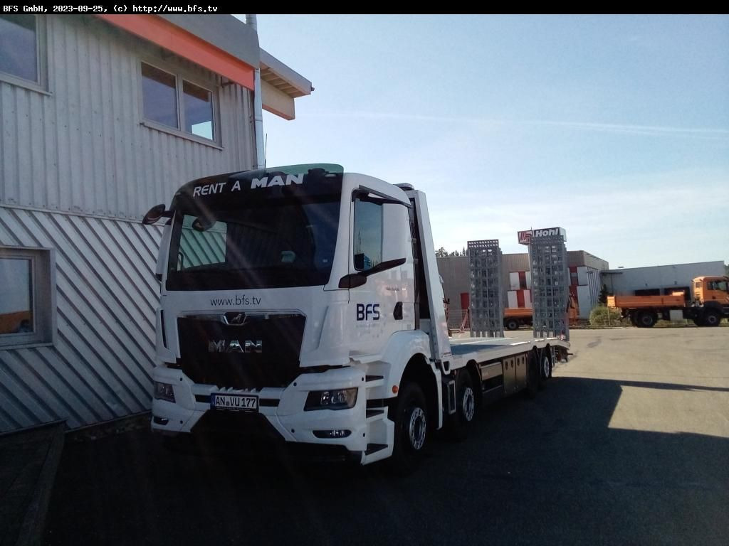 MAN TGS (TG3) 35.430 8x2-6 BL CH NN, Plattform Aufba - Grua de remolque autos: foto 1 MAN TGS (TG3) 35.430 8x2-6 BL CH NN, Plattform Aufba - Grua de remolque autos: foto 1