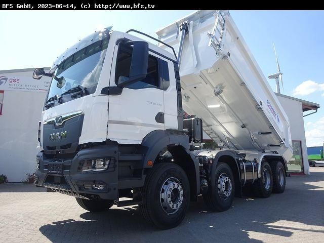 MAN TGS (TG3) 35.470 8x4 BB CH Hinterkipper Stahl H - Camión portacontenedor de cadenas: foto 1 MAN TGS (TG3) 35.470 8x4 BB CH Hinterkipper Stahl H - Camión portacontenedor de cadenas: foto 1