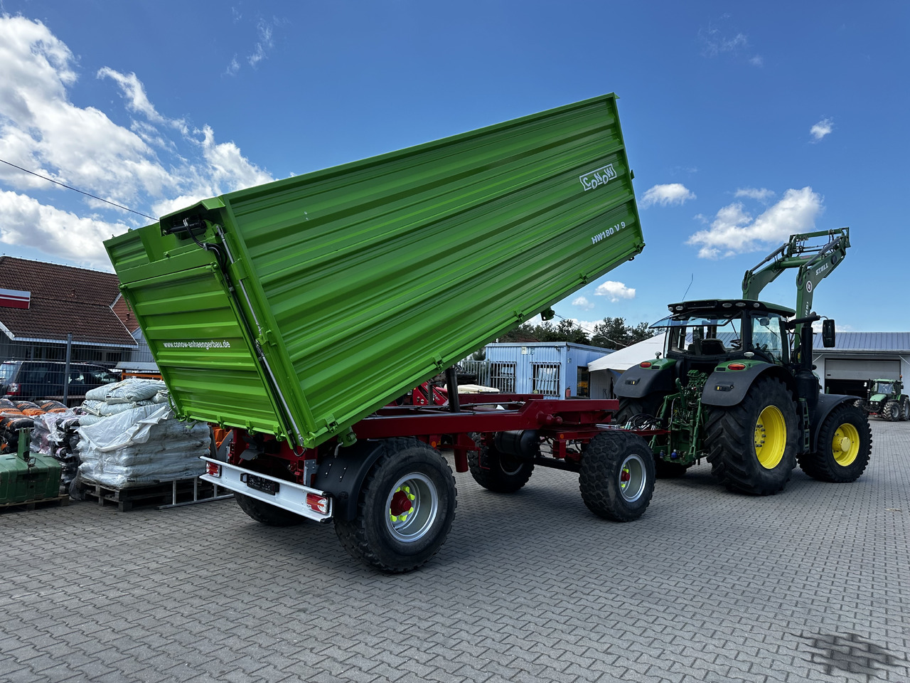 Conow HW 180 V 9 3 strony wywrot 18 ton - Remolque volquete agrícola: foto 2 Conow HW 180 V 9 3 strony wywrot 18 ton - Remolque volquete agrícola: foto 2