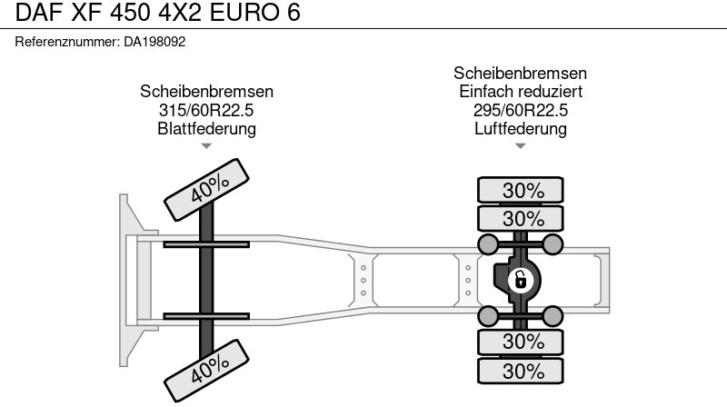 Cabeza tractora DAF XF 450 4X2 EURO 6: foto 15 Cabeza tractora DAF XF 450 4X2 EURO 6: foto 15