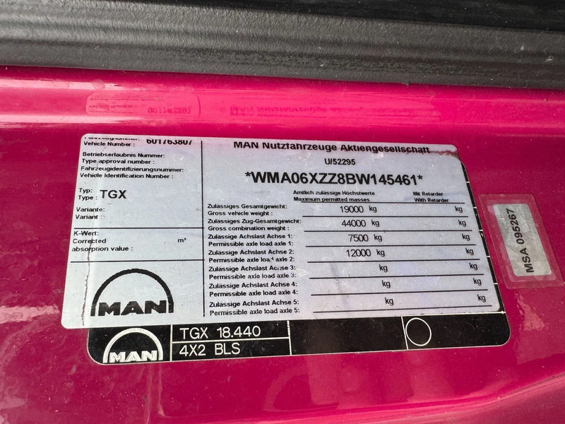 Cabeza tractora MAN TGX 18.440 4X2 - EURO 5: foto 16 Cabeza tractora MAN TGX 18.440 4X2 - EURO 5: foto 16