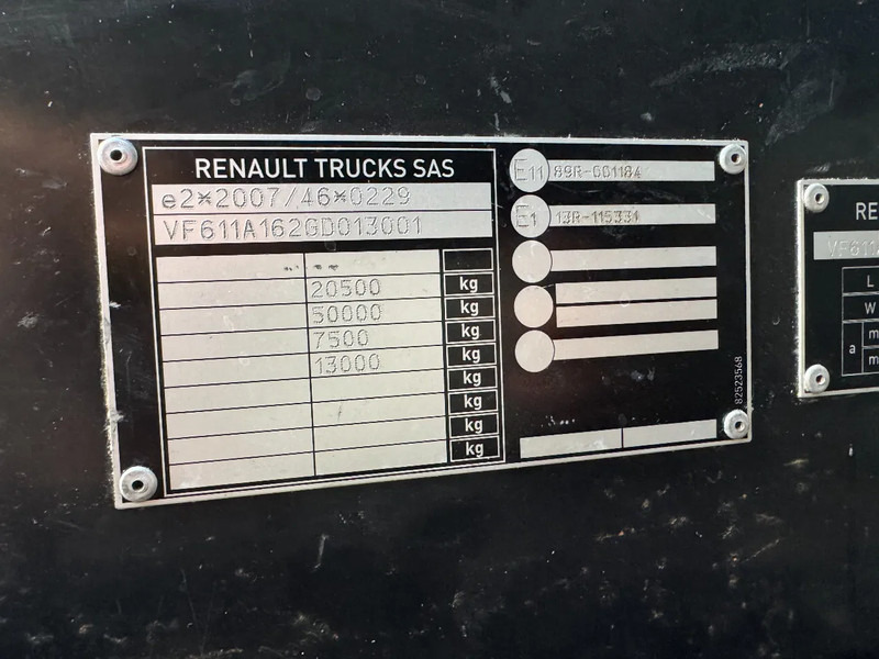 Cabeza tractora Renault T460 4X2 EURO 6 SKIRTS: foto 15