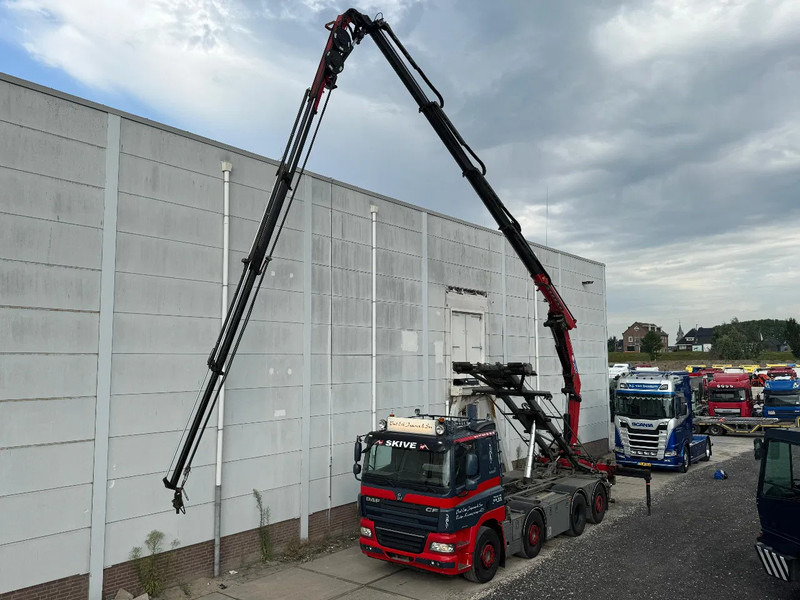 DAF CF 85.460 8X2 + YEAR 2016 HMF CRANE 2620-K4 + FLYJIB + WINCH + REMOTE - Camión con equipo de cable, Camión grúa: foto 2 DAF CF 85.460 8X2 + YEAR 2016 HMF CRANE 2620-K4 + FLYJIB + WINCH + REMOTE - Camión con equipo de cable, Camión grúa: foto 2