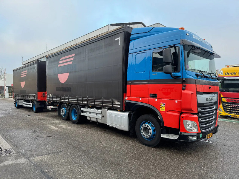 DAF XF 440 6X2 EURO 6 + HERTOGHS HANGER 2X BPW AXLE DHOLLANDIA 3000 KG - Camión lona: foto 3 DAF XF 440 6X2 EURO 6 + HERTOGHS HANGER 2X BPW AXLE DHOLLANDIA 3000 KG - Camión lona: foto 3