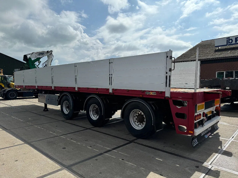 Floor FLO 18 30 S2 + KENNIS CRANE 3X STEERING AXLE - Semirremolque plataforma/ Caja abierta: foto 4 Floor FLO 18 30 S2 + KENNIS CRANE 3X STEERING AXLE - Semirremolque plataforma/ Caja abierta: foto 4