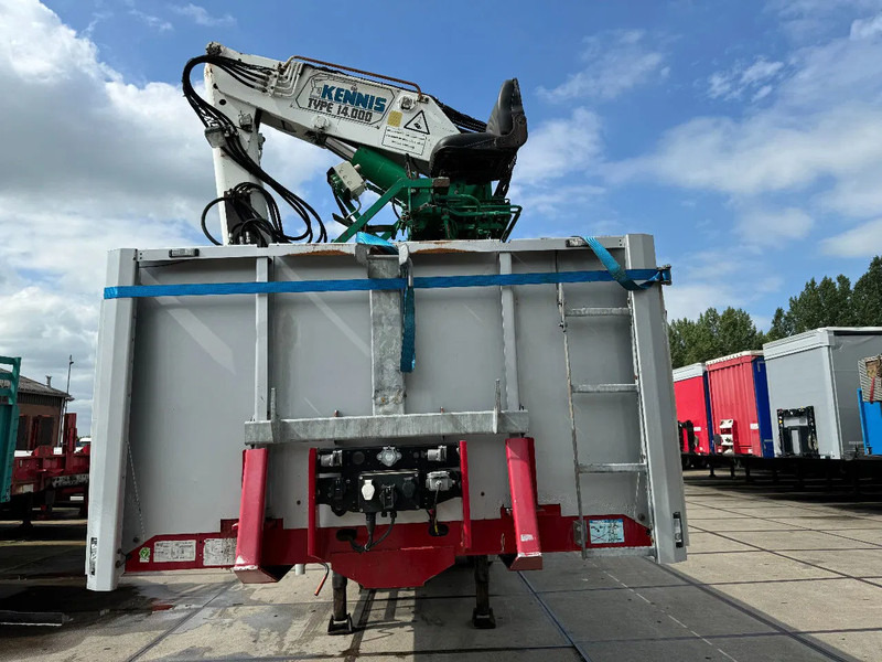 Floor FLO 18 30 S2 + KENNIS CRANE 3X STEERING AXLE - Semirremolque plataforma/ Caja abierta: foto 2 Floor FLO 18 30 S2 + KENNIS CRANE 3X STEERING AXLE - Semirremolque plataforma/ Caja abierta: foto 2