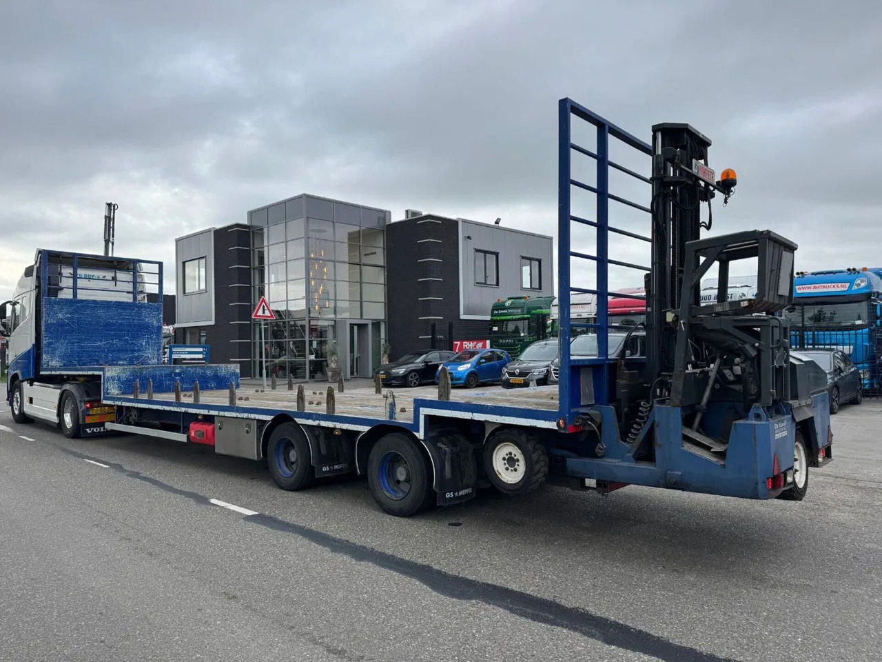 GS Meppel 2 AXLE SAF + MOFFETT KOOIAAP - Semirremolque plataforma/ Caja abierta: foto 2 GS Meppel 2 AXLE SAF + MOFFETT KOOIAAP - Semirremolque plataforma/ Caja abierta: foto 2